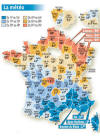 DIJON COTE D'OR  : Le climat et la météo en Bourgogne