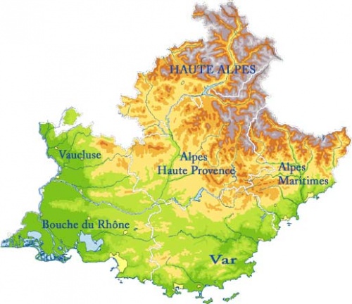 Chasseur immo sud carte dynamique de la région Provence Alpes Cote d'Azur