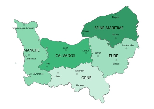 Votre recherche de bien immobilier sur le Calvados (14), l'Eure (27), la Manche (50), l'Orne (61) et la Seine-Maritime (76)