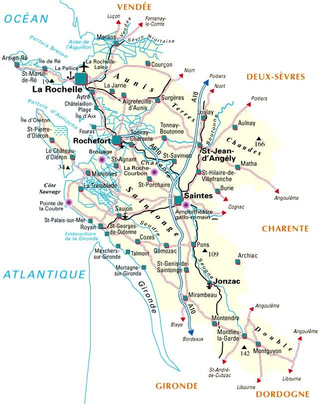 Chasseur d'appart' Carte de Charente Maritime (17)