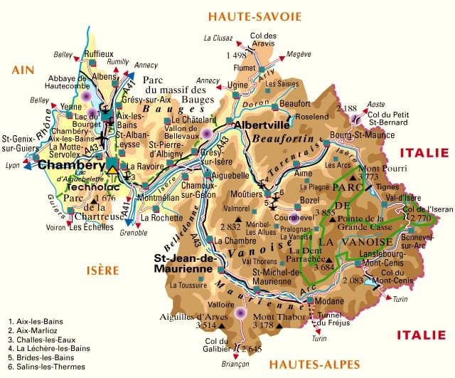Département de la Savoie 73 Rhône Alpes