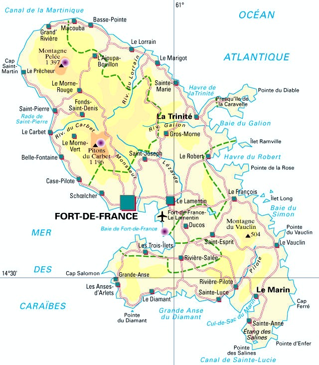 Carte de recherche chasseur d'appart' Martinique (972) DETECTIMMOBILIER®