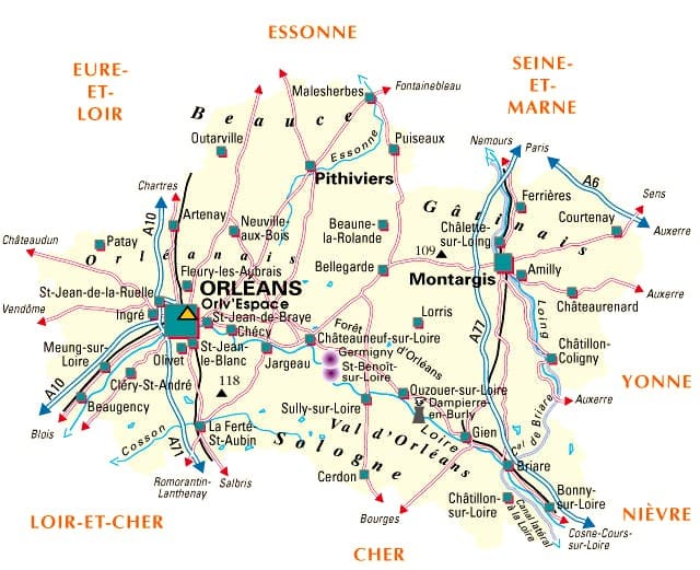Chasseur d'appart' carte de recherche immobilière sur Orléans et le Loiret 45