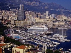 Vue aérienne de Monaco Monte Carlo