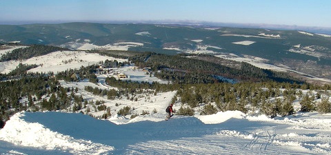 Le Bleymard station de ski au Mont Lozère