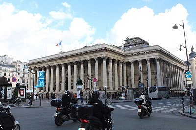 Place de la Bourse dans le 2ème arrondissement de Paris
