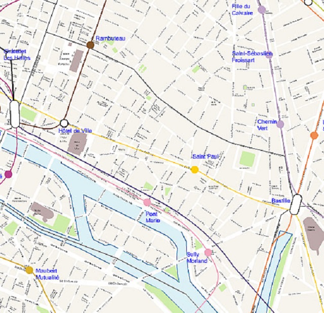 Les différents quartiers de Paris 4ème arrondissement
